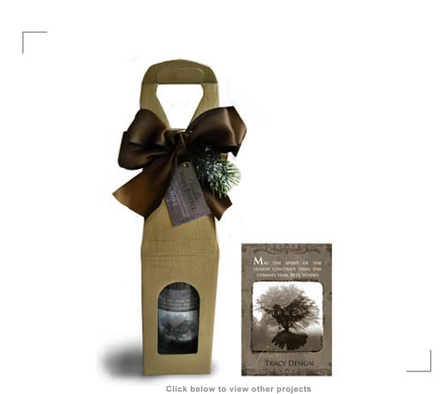 Andrés Packaging Branding Chocolate Wine Bottles