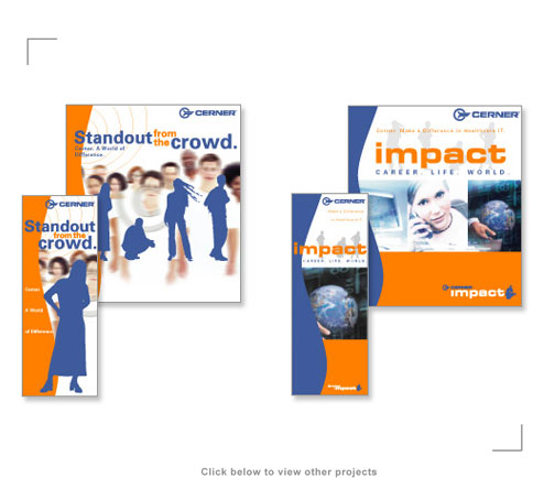 Cerner Corporation Recruitment campaign banner mock-ups