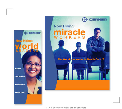 Cerner Corporation Final recruitment campaign banners