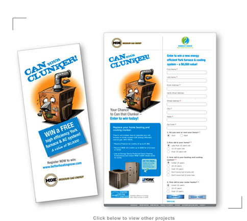 Missouri Gas Energy Web & Print Promotion