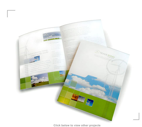 Tradewind Energy Print Folder and Brochure